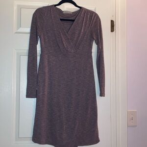 Athleta ‘Wrap It Up’ Long Sleeve Faux Wrap Dress Sz XS